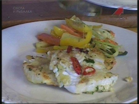 Рецепты видео: Рыбная кухня. Судак жареный с овощами (2012) SATRip