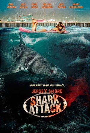 В хорошем качестве Нападение акул на Нью-Джерси / Jersey Shore: Shark Attack (2012)